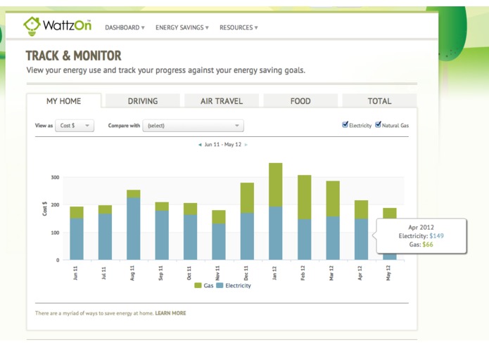 WattzOn.com – screenshot 2