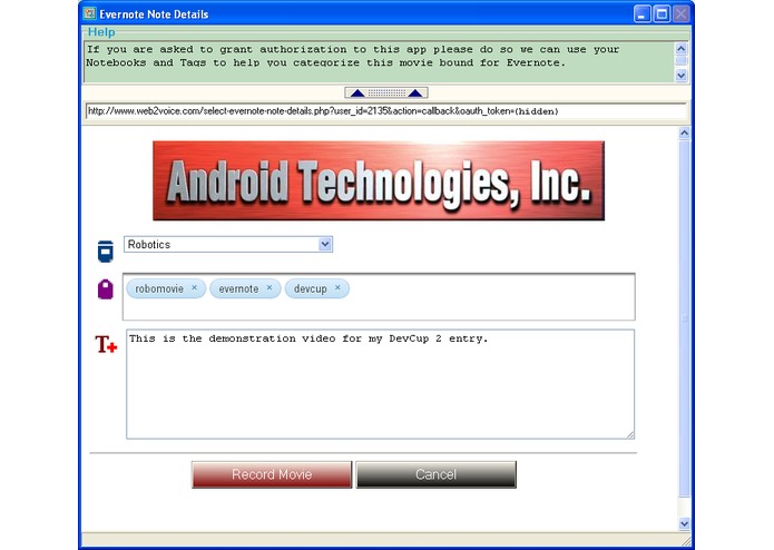 ROBONOTE – screenshot 4