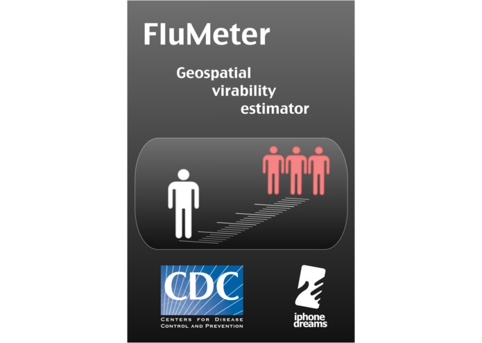 <<FluMeter>> - Geospatial Virability Estimator for iPhone – screenshot 1
