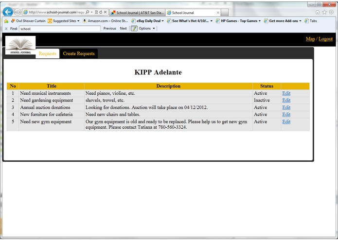 School Journal – screenshot 1