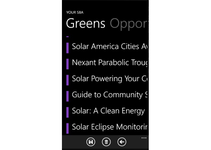 Energy SBA – screenshot 2