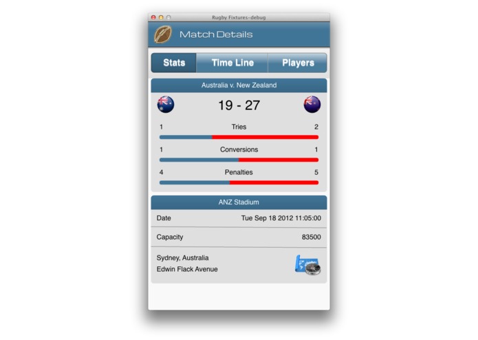 Rugby Fixtures – screenshot 3