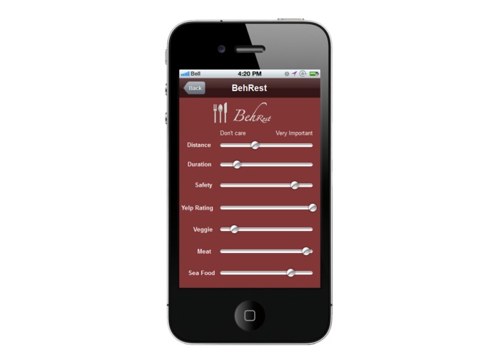 BehRest - Restaurant Recommender – screenshot 3