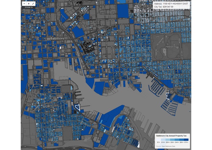 Baltimore City Property Tax Map – screenshot 3