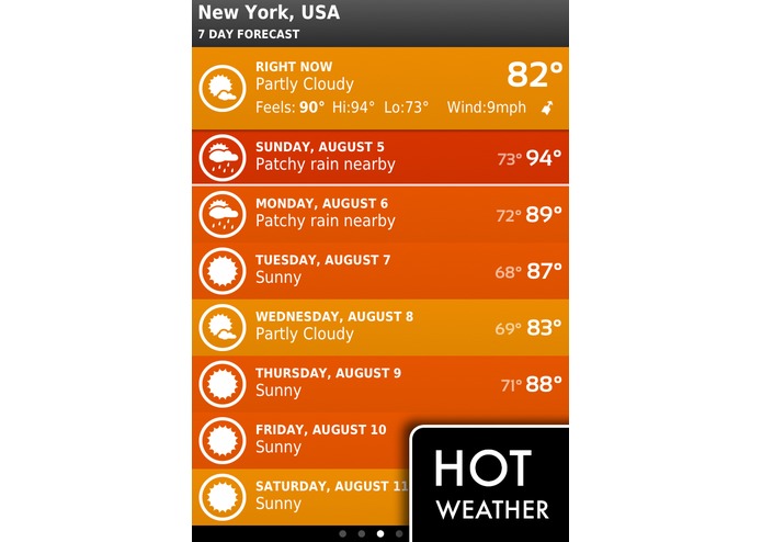 ClearWeather for iPhone – screenshot 2
