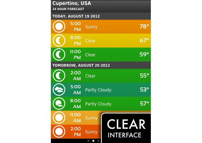 ClearWeather for iPhone – screenshot 4