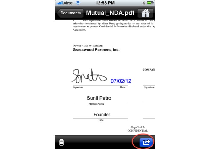 SignEasy: The simplest and fastest way to sign documents from anywhere – screenshot 2