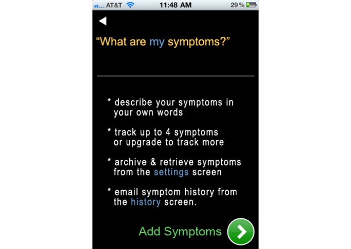 Symple Symptom Tracker – screenshot 3