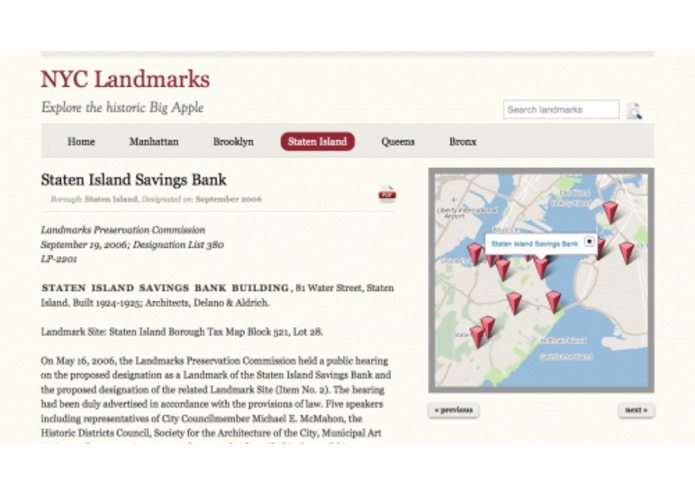 NYC Landmarks – screenshot 1