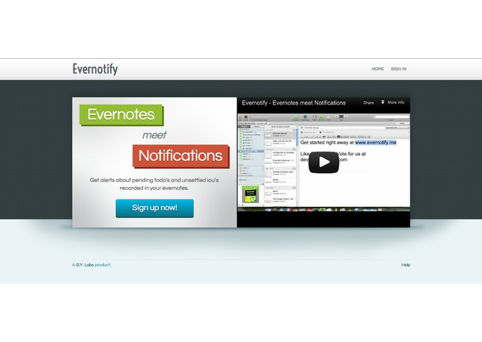 Evernotify - Evernotes meet Notifications – screenshot 2