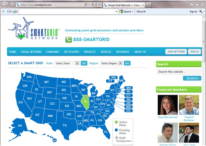 Smart Transport at SmartGrid.com – screenshot 1