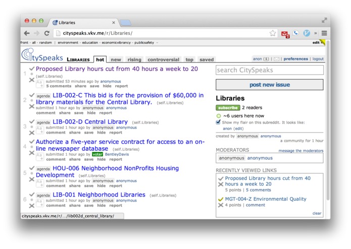 CitySpeaks – screenshot 1