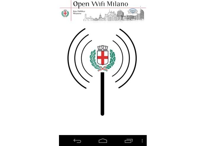 Open WiFi Milano – screenshot 1
