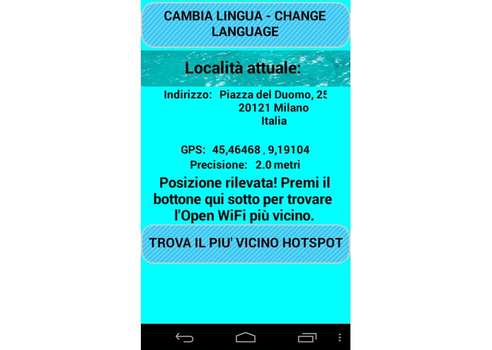 Open WiFi Milano – screenshot 2
