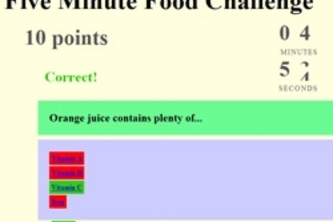 Five Minute Food Challenge