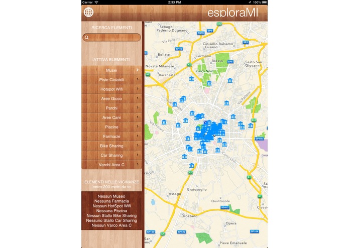 esploraMI – screenshot 1