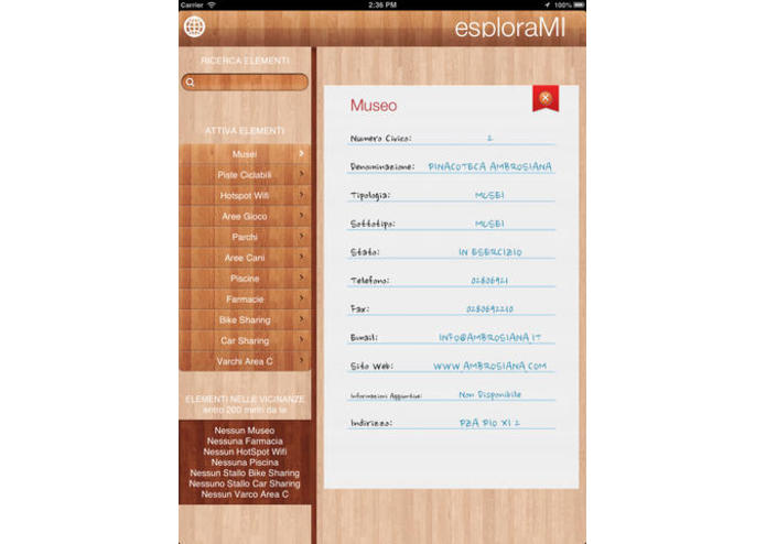 esploraMI – screenshot 3