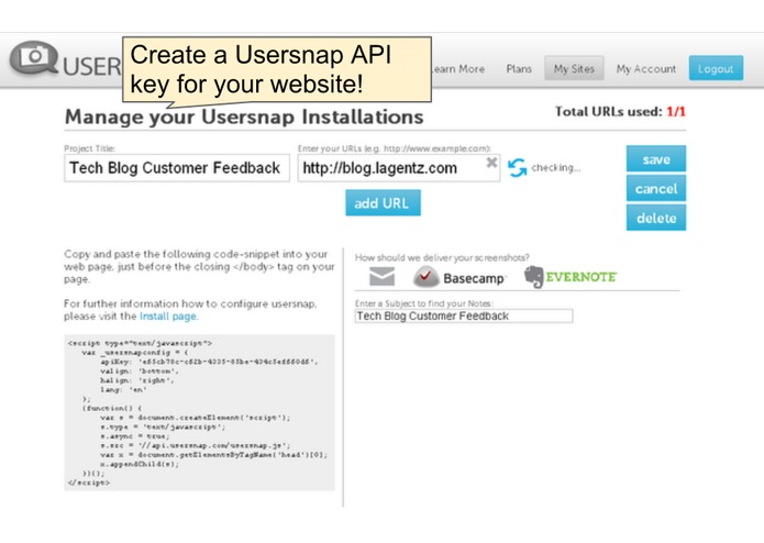 Usersnap – screenshot 4