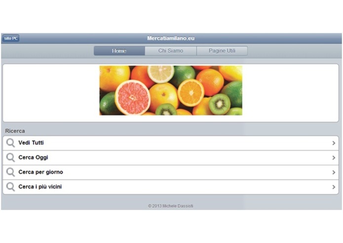 Mercatiamilano.eu – screenshot 1