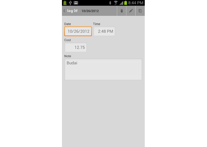 log it! – screenshot 5