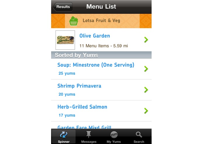 yumPower – screenshot 3