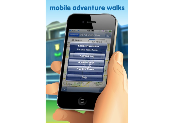 Mobile Adventure Walks: Mobile, Social, Local Walking Game – screenshot 2