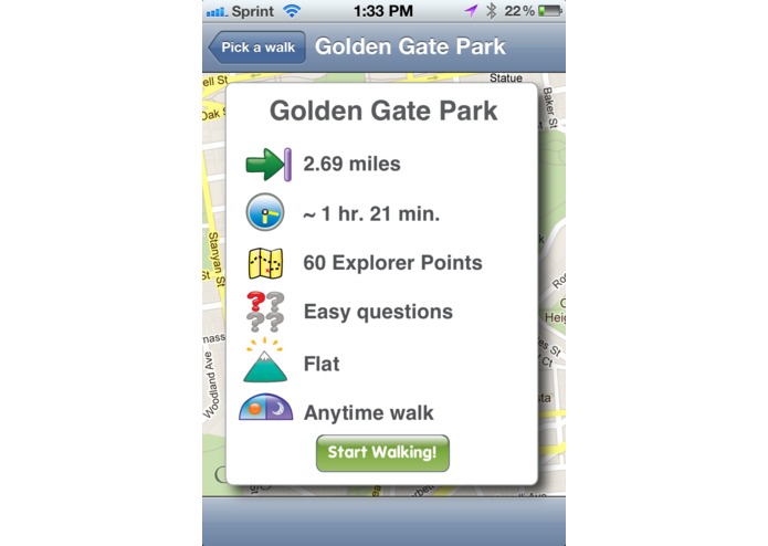 Mobile Adventure Walks: Mobile, Social, Local Walking Game – screenshot 5