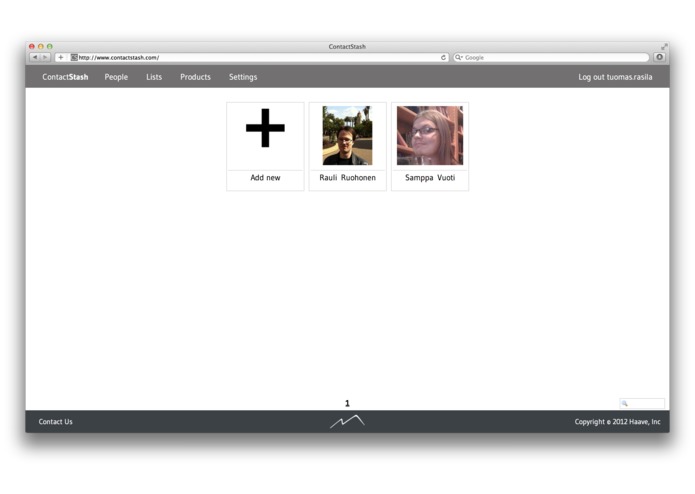 ContactStash – screenshot 1