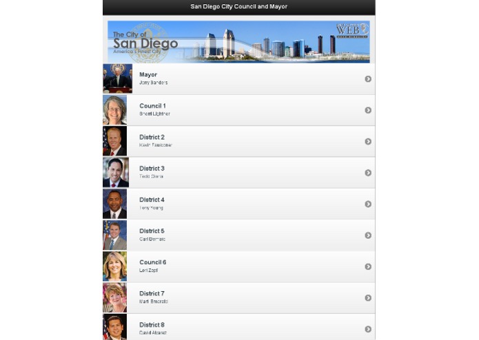 SD Council - Reach out and Touch your mobile Constituents! – screenshot 1