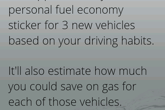 MyCarma - Personal Fuel Economy Label - Mobile App