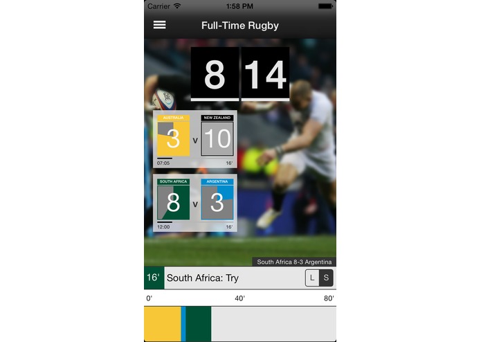Full-Time Rugby – screenshot 1