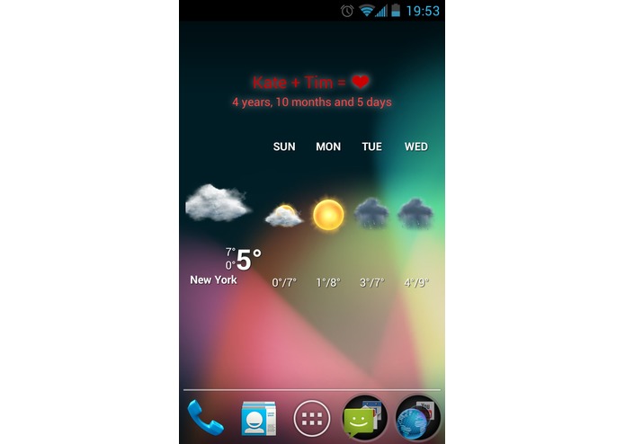 Love widget – screenshot 1