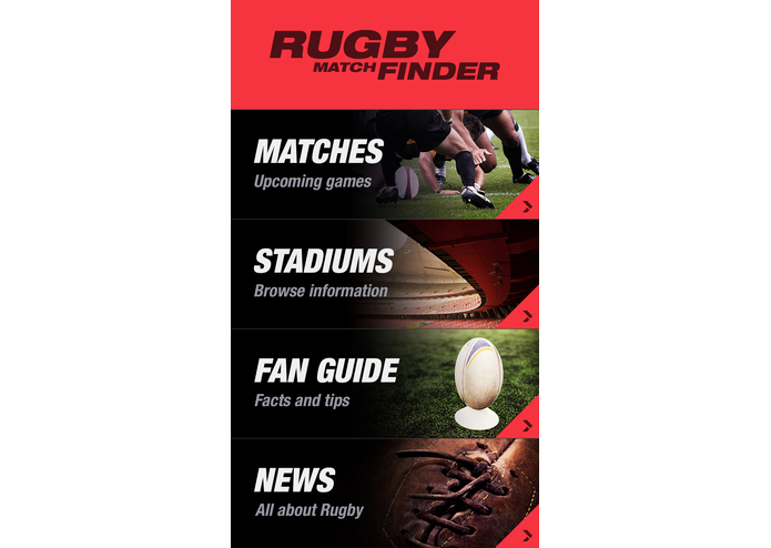 Rugby Match Finder – screenshot 1