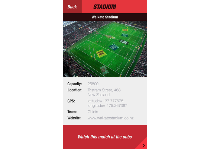 Rugby Match Finder – screenshot 3