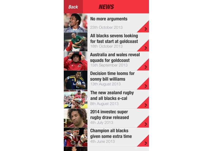 Rugby Match Finder – screenshot 5
