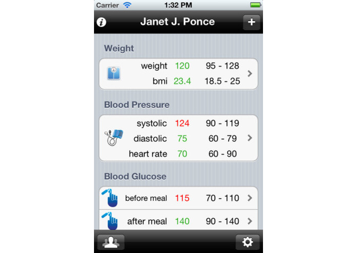 Health Tracker Lite - iPhone app – screenshot 2