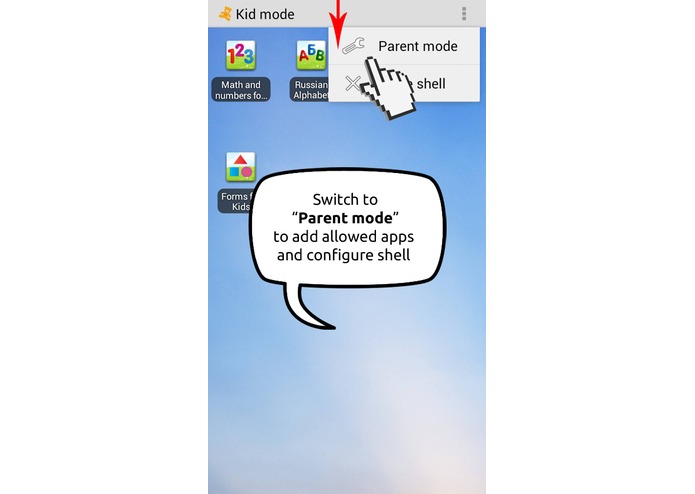 Kid's Shell - safe kids mode – screenshot 3