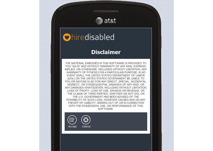 Hire Disabled – screenshot 2