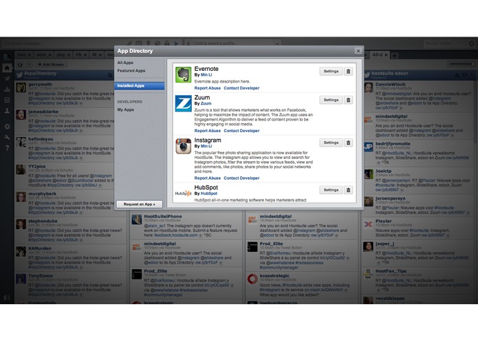 Evernote App for HootSuite – screenshot 2