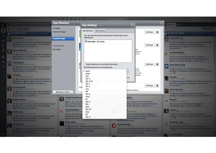 Evernote App for HootSuite – screenshot 3