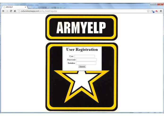 ARMYELP – screenshot 1