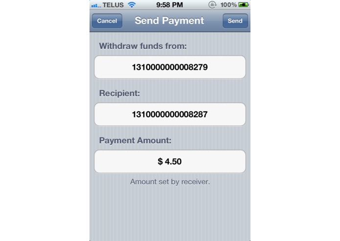 MintChip for iPhone – screenshot 4