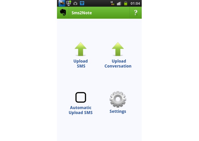 SMS2Note – screenshot 2