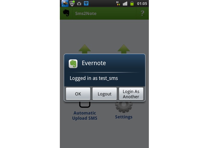 SMS2Note – screenshot 3