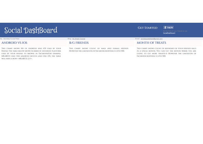 SocialDashboard – screenshot 2