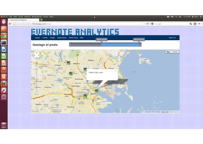 Evernote Analytics – screenshot 5