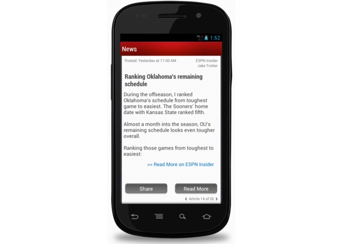 TheSoonerApp Oklahoma Football News – screenshot 4