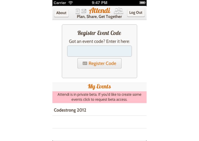 Attendi – screenshot 3