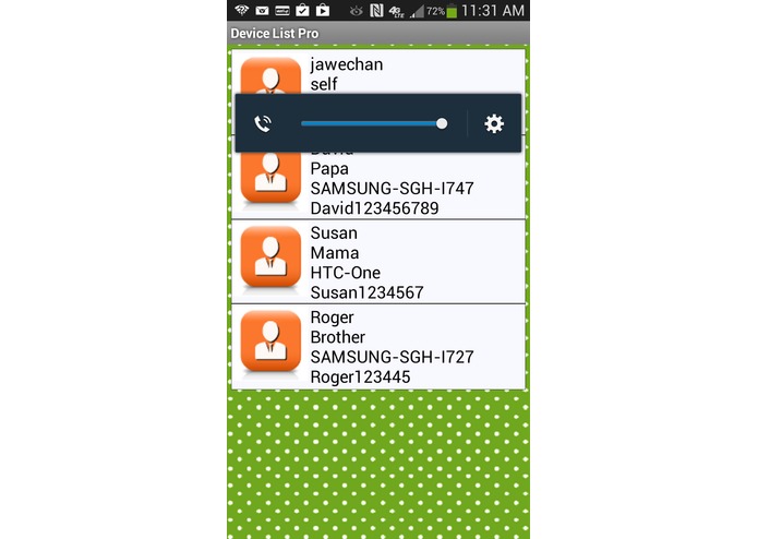 DeviceList – screenshot 1