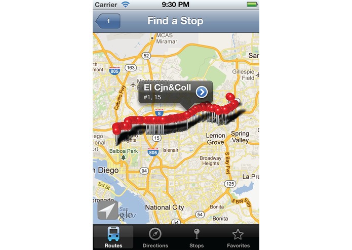 San Diego Transit – screenshot 2